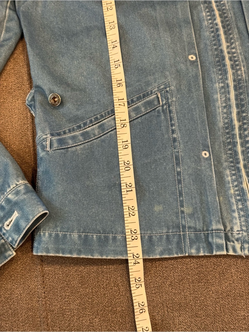 Vintage Ralph Lauren Glen Canyon Denim Chore Jacket - Medium - Picture 9 of 10